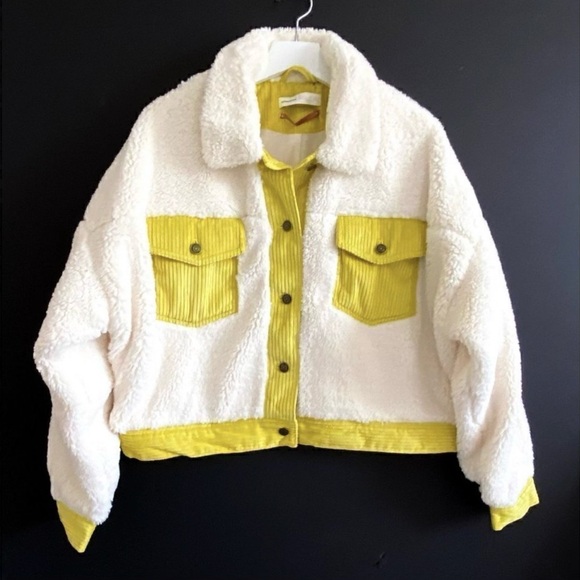 ANTHROPOLOGIE LESLIE
CORDUROY-TRIMMED JACKET - Picture 4 of 9